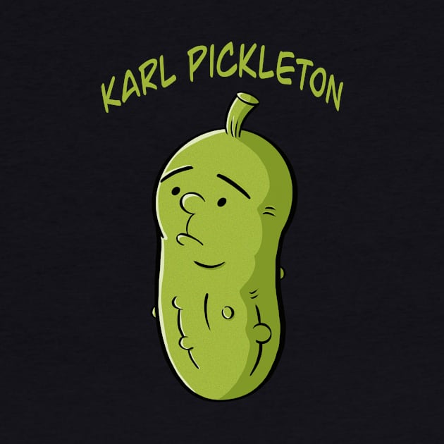 Karl Pickleton- Funny Pickle Cartoon by IceTees